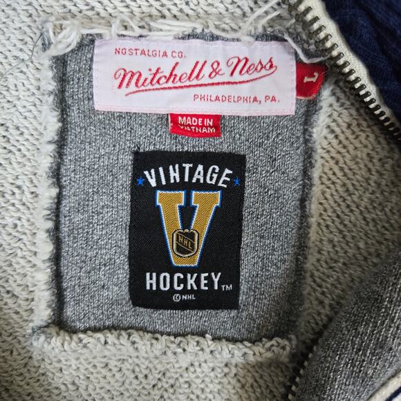 Pittsburgh Penguins Vintage Hockey Full Zip Sweatshirt Mens Large 0844 - Picture 5 of 11